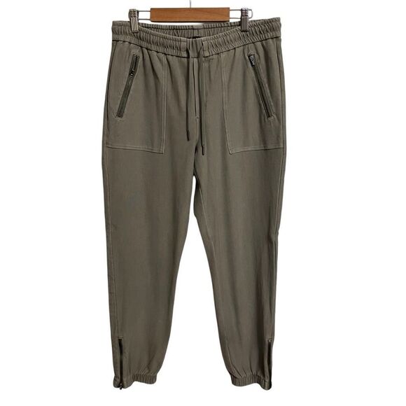 Athleta Grey Farallon Pants Zip Ankle Size 8 - Picture 2 of 7